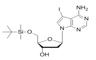 5'-O-TBS-7-deaza-2'-deoxy-7-iodoadenosine