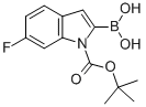 1H-Indole-1-carboxylic acid, 2-borono-6-fluoro-, 1-(1,1-dimethylethyl) ester