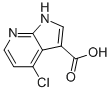 1H-Pyrrolo[2,3-b]pyridine-3-carboxylic  acid,  4-chloro-