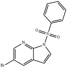 1H-Pyrrolo[2,3-b]pyridine, 5-bromo-1-(phenylsulfonyl)-