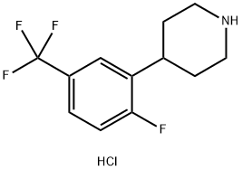 4-(2-fluoro-5-trifluoromethylphenyl)piperidine hydrochloride