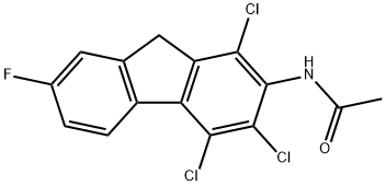 2-ACETAMIDO-7-FLUORO-1,3,4-TRICHLOROFLUORENE