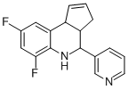 (3aR,9bS)-6,8-difluoro-4-(pyridin-3-yl)-3a,4,5,9b-tetrahydro-3H-cyclopenta[c]quinoline