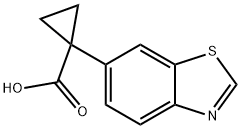 1-(1,3-Benzothiazol-6-yl)cyclopropane-1-carboxylic acid