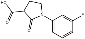 1-(3-fluorophenyl)-2-oxopyrrolidine-3-carboxylic acid