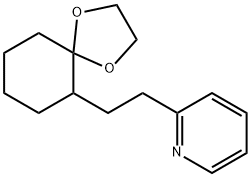6-(2-(2-PYRIDYL)ETHYL)-1,4-DIOXASPIRO(4.5)DECANE