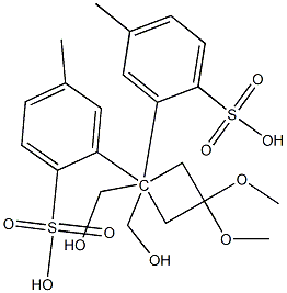 (3,3-dimethoxy-1-{[(4-methylbenzenesulfonyl)oxy]methyl}cyclobutyl)methyl 4-methylbenzene-1-sulfonate