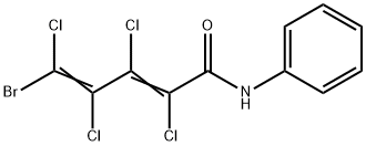 4-BROMO-1,2,3,4-TETRACHLORO-1,3-BUTADIENE-1-CARBOXANILIDE