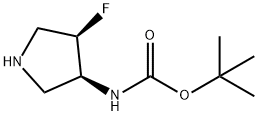 (3S,4R)-(4-Fluoro-pyrrolidin-3-yl)-carbamic acid tert-butyl ester
