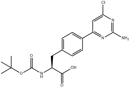 L-Phenylalanine, 4-(2-aMino-6-chloro-4-pyriMidinyl)-N-[(1,1-diMethylethoxy)carbonyl]-
