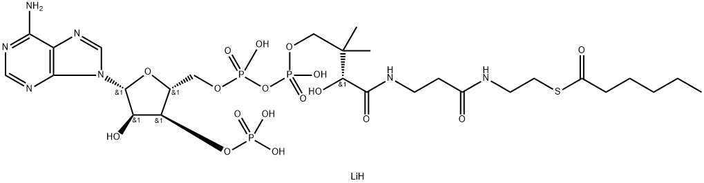 HEXANOYL COENZYME A TRILITHIUM SALT