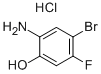 5-BROMO-4-FLUORO-2-HYDROXY-ANILINE HCL