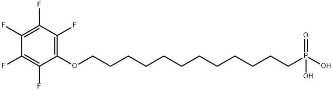P-[12-(2,3,4,5,6-Pentafluorophenoxy)dodecyl]phosphonic acid