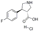 (+/-)-TRANS-4-(4-FLUOROPHENYL)PYRROLIDINE-3-CARBOXYLIC ACID HYDROCHLORIDE