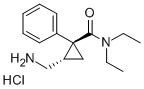(E)-2-(Aminomethyl)-N,N-diethyl-1-phenylcyclopropanecarboxamide hydrochloride