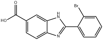2-(2-Bromophenyl)-1H-benzoimidazole-5-carboxylic  acid