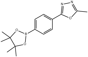 2-Methyl-5-[4-(4,4,5,5-tetramethyl-1,3,2-dioxaborolan-2-yl)phenyl]-1,3,4-oxadiazole