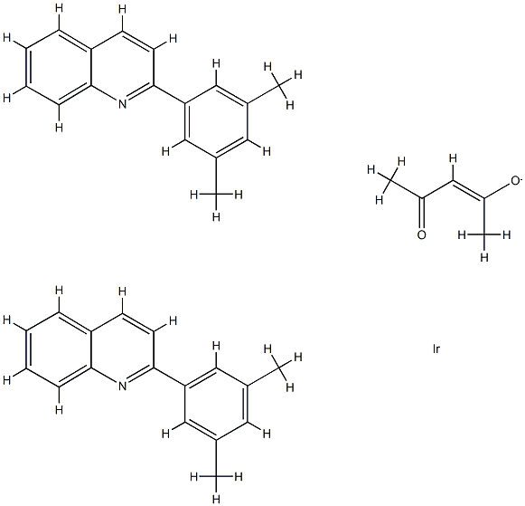 Bis(2-(3,5-dimethylphenyl)quinoline-C2,N')(acetylacetonato)iridium(III)