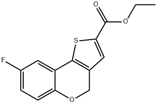 ETHYL 8-FLUORO-4H-(1)-BENZOPYRANO(4 3-B&