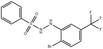 BENZENESULFONIC ACID 2-(2-BROMO-5-(TRIFLUOROMETHYL)PHENYL)HYDRAZIDE