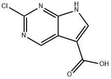 2-Chloro-7H-pyrrolo[2,3-d]pyrimidine-5-carboxylic acid