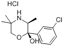 (+)-(2S,3S)-2-(3-chlorophenyl)-3,5,5-trimethylmorpholin-2-ol