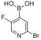 2-BROMO-5-FLUOROPYRIDINE-4-BORONIC ACID