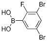 3,5-DIBROMO-2-FLUOROPHENYLBORONIC ACID