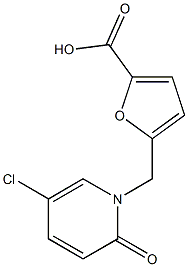 5-[(5-Chloro-2-oxo-1(2H)-pyridinyl)methyl]-2-furoic acid