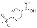 6-(methylsulfonyl)pyridine-3-boronic acid