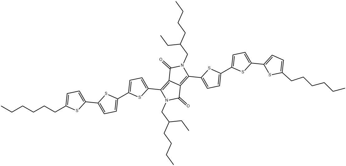 2,5-Bis(2-ethylhexyl)-3,6-bis(5''-hexyl[2,2':5',2''-terthiophen]-5-yl)-2,5-dihydropyrrolo[3,4-c]pyrrole-1,4-dione