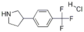 3-(4-(TRIFLUOROMETHYL)PHENYL)PYRROLIDINE HYDROCHLORIDE