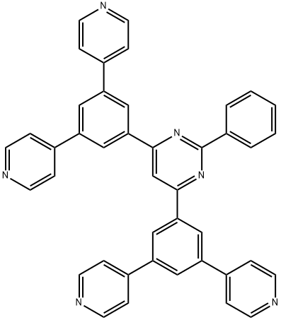 4,6-Bis(3,5-di(pyridin-4-yl)phenyl)-2-phenylpyrimidine