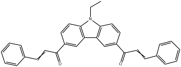 1,1'-(9-Ethyl-9H-carbazole-3,6-diyl)bis(3-phenylprop-2-en-1-one)