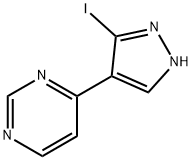 PyriMidine, 4-(3-iodo-1H-pyrazol-4-yl)-