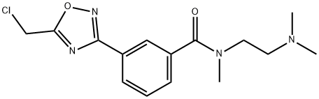 3-[5-(chloromethyl)-1,2,4-oxadiazol-3-yl]-N-[2-(dimethylamino)ethyl]-N-methylbenzamide hydrochloride
