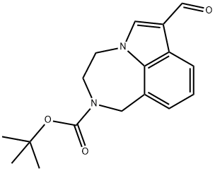 2-Boc-7-forMyl-1,2,3,4-tetrahydropyrrolo[3,2,1-jk][1,4]benzodiazepine
