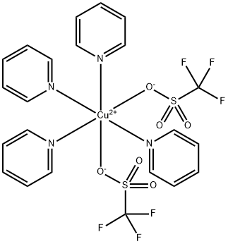 Tetrakis(pyridine)copper(II) bis(trifluoromethanesulfonate)
