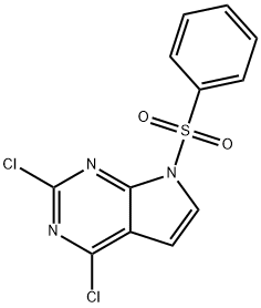 2,4-Dichloro-7-(phenylsulfonyl)-7H-Pyrrolo[2,3-d]pyrimidine