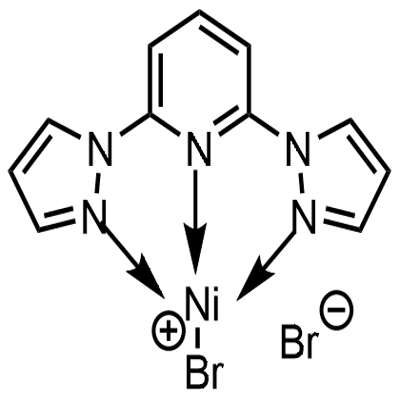 2,6-bis(N-pyrazolyl)pyridine nickel(II) bromide