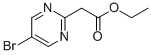 (5-Bromopyrimidin-2-yl)acetic acid ethyl ester