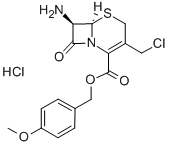 7-AMINO-3-CHLOROMETHYL-3-CEPHEM-4-CARBOXYLIC ACID P-METHOXYBENZYL ESTER, HYDROCHLORIDE
