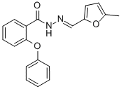 2-Phenoxybenzoicacid-[(5-methyl-2-furanyl)methylene]hydrazide