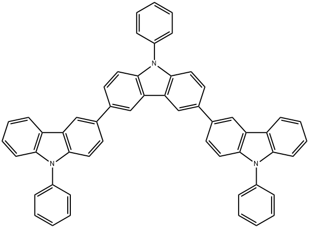 3,3':6',3''-Ter-9H-carbazole, 9,9',9''-triphenyl-