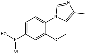 3-methoxy-4-(4-methyl-1H-imidazol-1-yl)phenylboronic acid
