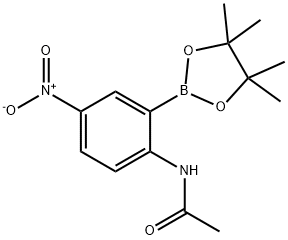 2-Acetamido-5-nitrophenylboronic acid,pinacol ester
