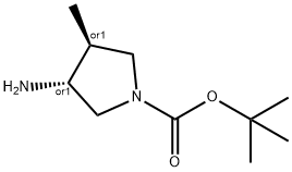 trans-1-Boc-3-amino-4-methylpyrrolidine