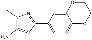 3-(2,3-Dihydro-1,4-benzodioxin-6-yl)-1-methyl-1H-pyrazol-5-amine