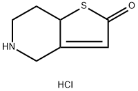 5,6,7,7a-Tetrahydrothieno[3,2-c]pyridine-2(4H)-one hydrochloride