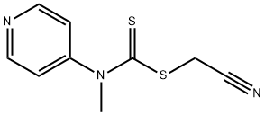 Cyanomethyl methyl(4-pyridyl)carbamodithioate
		
	